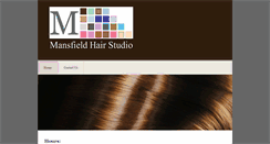 Desktop Screenshot of mansfieldhairstudio.com